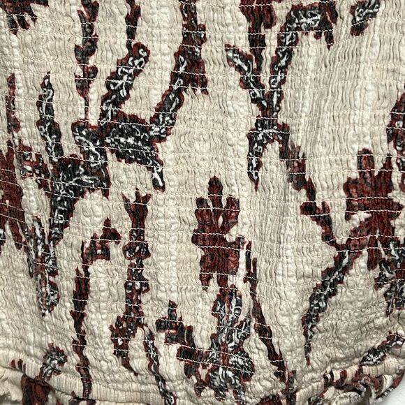 Joie Benison Smocked Square Neck Puff Sleeve Top-Women Sz S - Picture 8 of 9